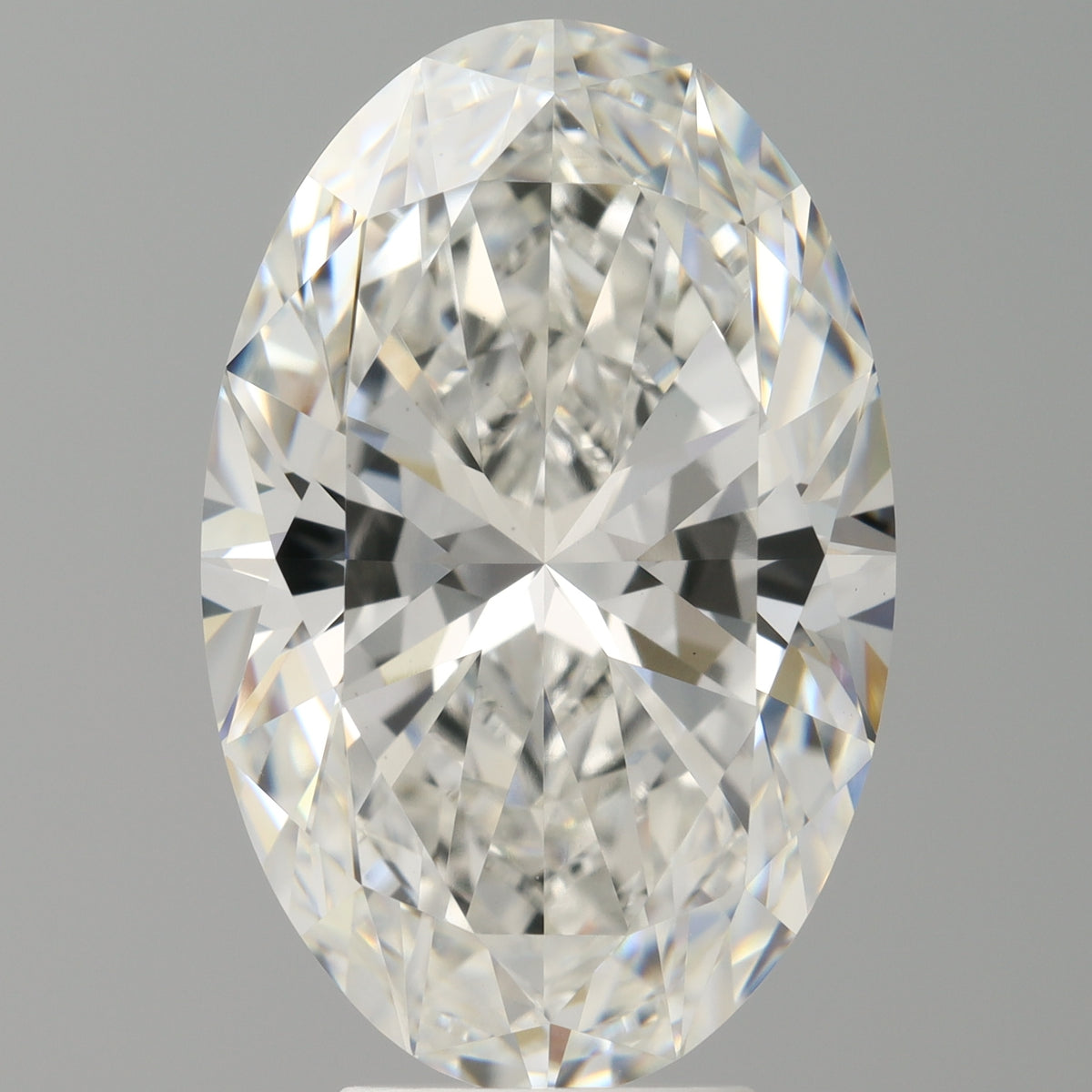 6.11 Carat Oval Shaped, Ideal Cut, F Color, VVS2 Clarity, IGI Certified Lab Grown Diamond