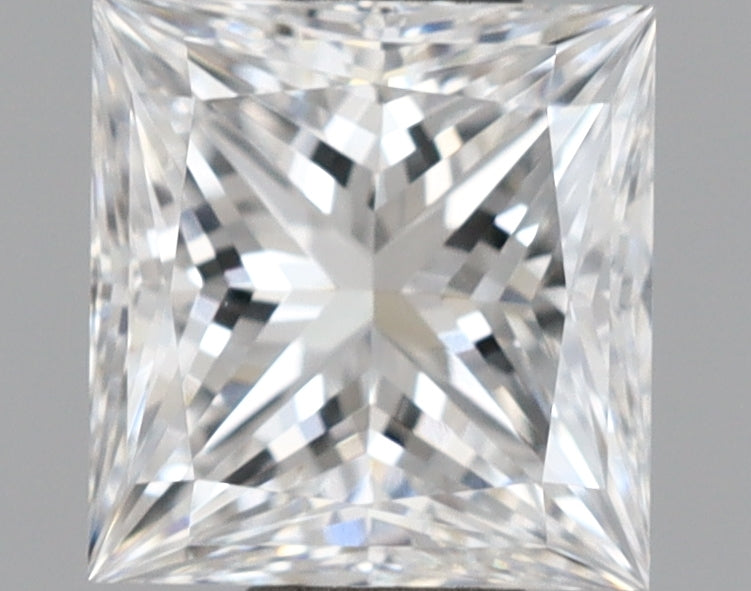 1.01 Carat Princess Shaped, Ideal Cut, D Color, VVS2 Clarity, IGI Certified Lab Grown Diamond