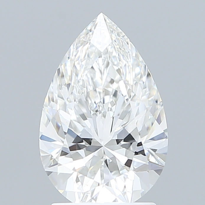 2.06 Carat Pear Shaped, Ideal Cut, D Color, VVS1 Clarity, IGI Certified Lab Grown Diamond