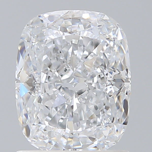 1.52 Carat Cushion Shaped, Ideal Cut, D Color, VS2 Clarity, IGI Certified Lab Grown Diamond