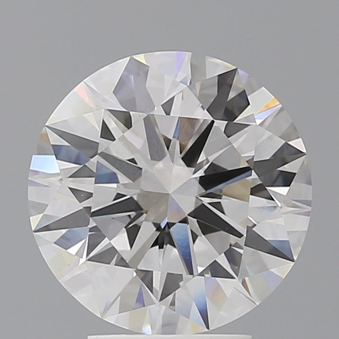4.07 Carat Round Shaped, Ideal Cut, E Color, VVS2 Clarity, IGI Certified Lab Grown Diamond
