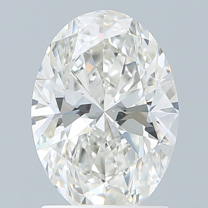1.60 Carat Oval Shaped, Ideal Cut, F Color, VVS2 Clarity, IGI Certified Lab Grown Diamond