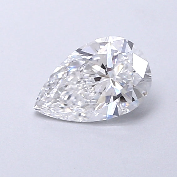 0.38 Carat Pear Shaped, Very Good Cut, D Color, VS1 Clarity, IGI Certified Lab Grown Diamond