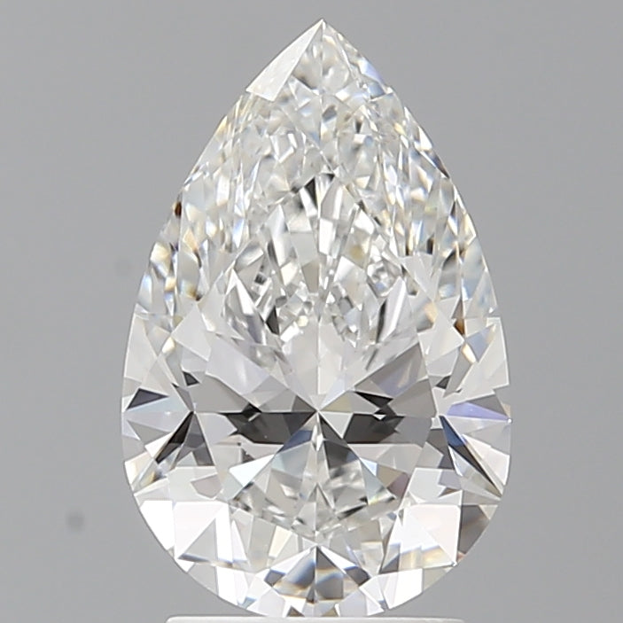 2.59 Carat Pear Shaped, Ideal Cut, E Color, VVS2 Clarity, IGI Certified Lab Grown Diamond