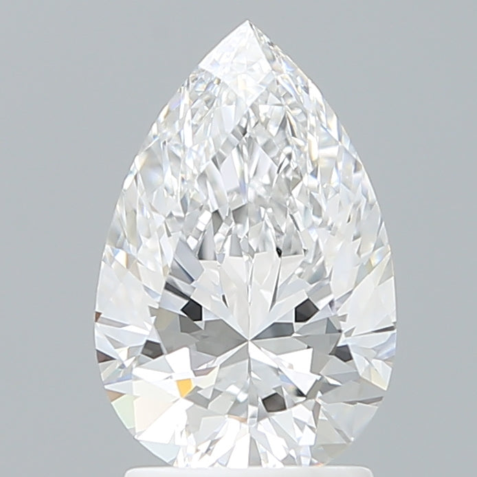 2.08 Carat Pear Shaped, Ideal Cut, D Color, VVS2 Clarity, IGI Certified Lab Grown Diamond