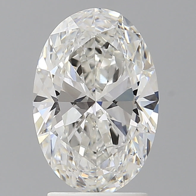 2.42 Carat Oval Shaped, Ideal Cut, F Color, VS2 Clarity, IGI Certified Lab Grown Diamond