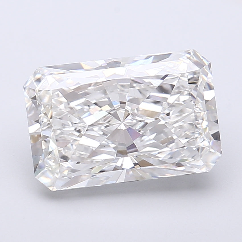 4.18 Carat Radiant Shaped, Very Good Cut, E Color, VS1 Clarity, IGI Certified Lab Grown Diamond