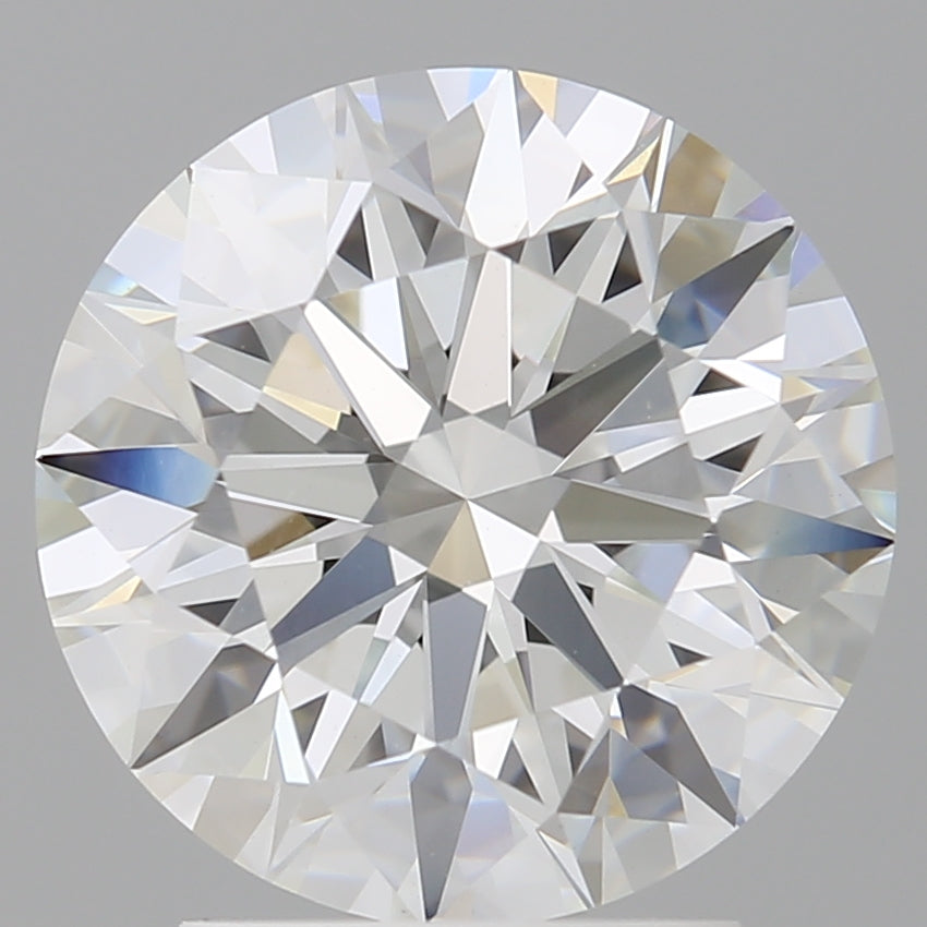 3.00 Carat Round Shaped, Ideal Cut, F Color, VVS2 Clarity, IGI Certified Lab Grown Diamond