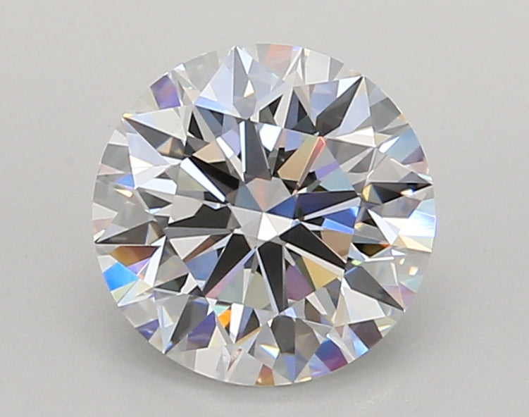 2.05 Carat Round Shaped, Ideal Cut, D Color, VVS2 Clarity, IGI Certified Lab Grown Diamond