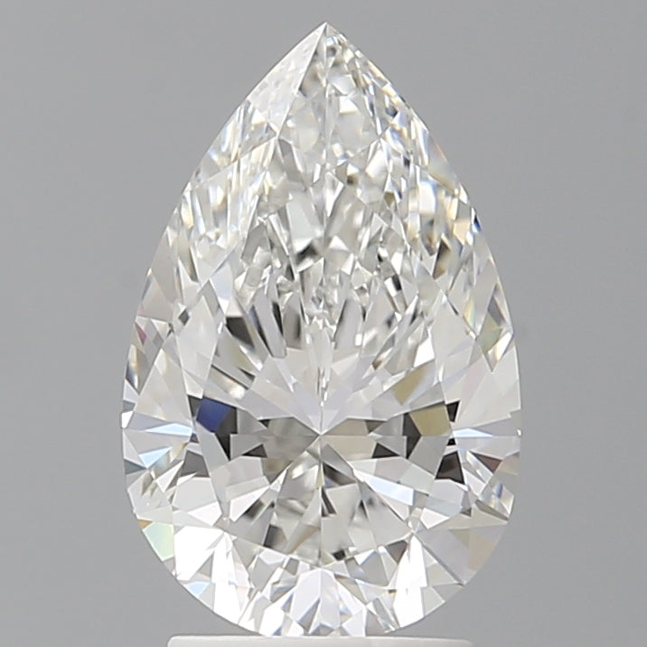 2.59 Carat Pear Shaped, Excellent Cut, E Color, VS1 Clarity, IGI Certified Lab Grown Diamond