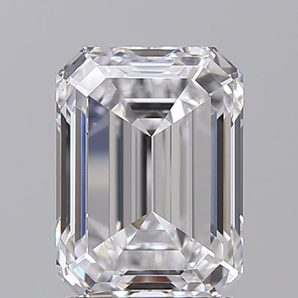 2.02 Carat Emerald Shaped, Ideal Cut, D Color, VVS1 Clarity, IGI Certified Lab Grown Diamond