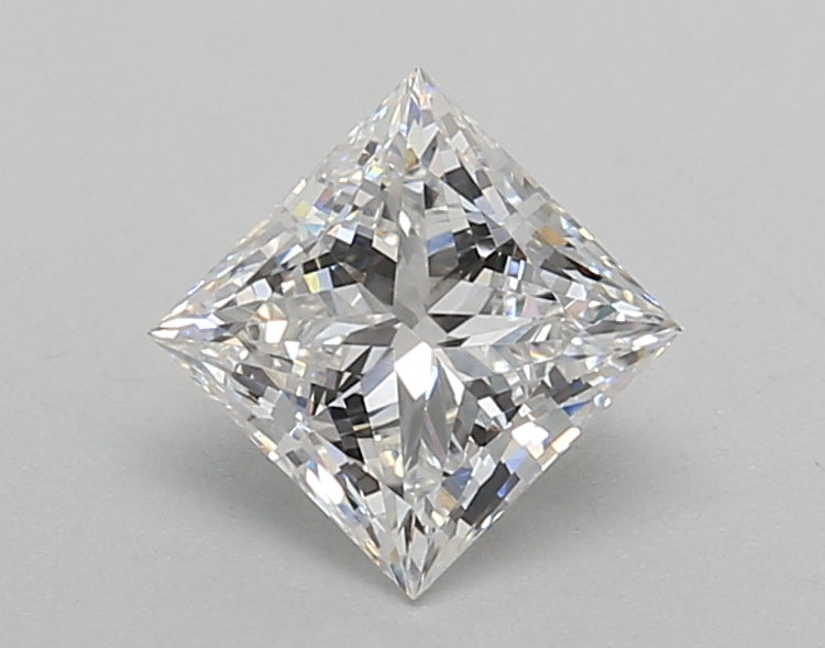 1.01 Carat Princess Shaped, Excellent Cut, E Color, VS1 Clarity, IGI Certified Lab Grown Diamond
