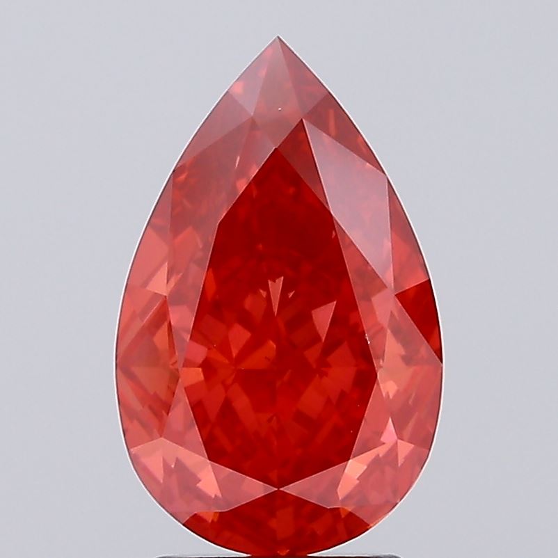 3.31 Carat Pear Shaped, Ideal Cut, VS1 Clarity, IGI Certified Lab Grown Diamond