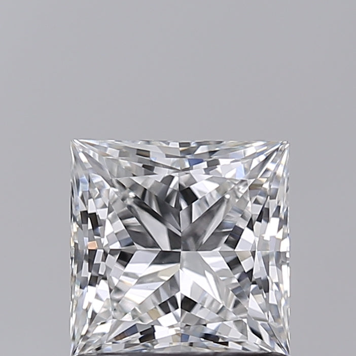 1.01 Carat Princess Shaped, Excellent Cut, E Color, VVS1 Clarity, IGI Certified Lab Grown Diamond