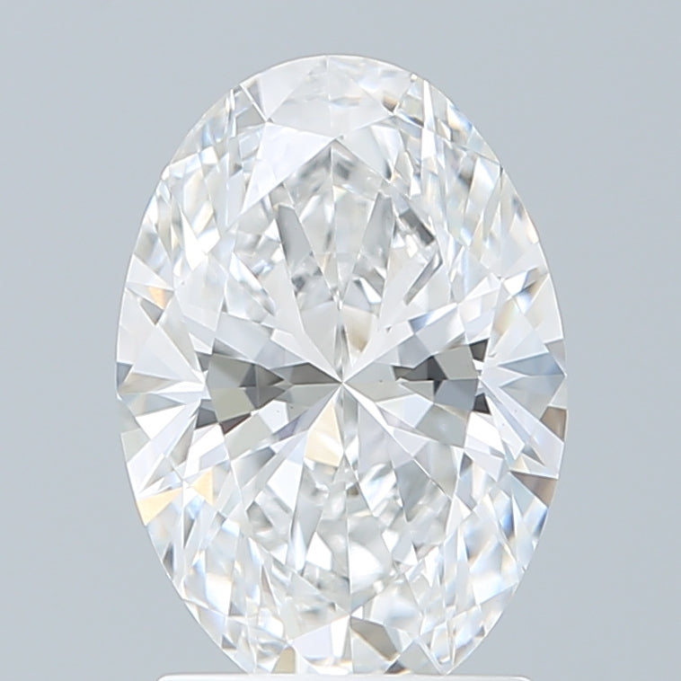 1.89 Carat Oval Shaped, Ideal Cut, E Color, VS1 Clarity, IGI Certified Lab Grown Diamond