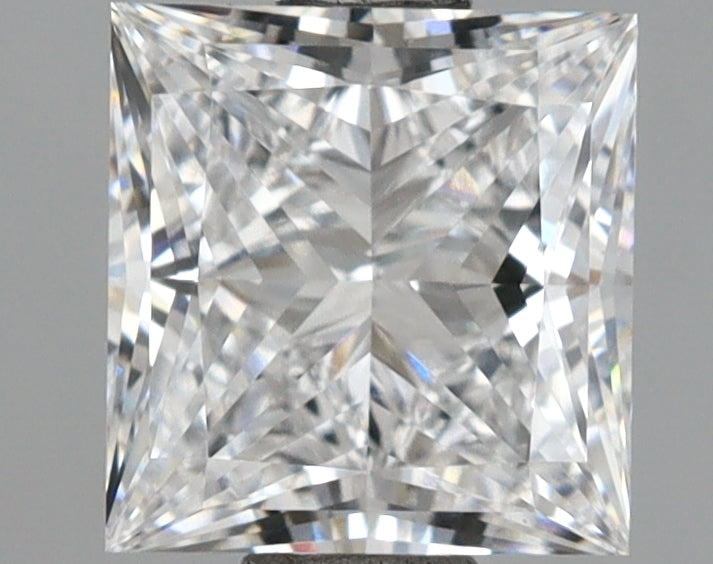 1.45 Carat Princess Shaped, Excellent Cut, D Color, VS1 Clarity, IGI Certified Lab Grown Diamond