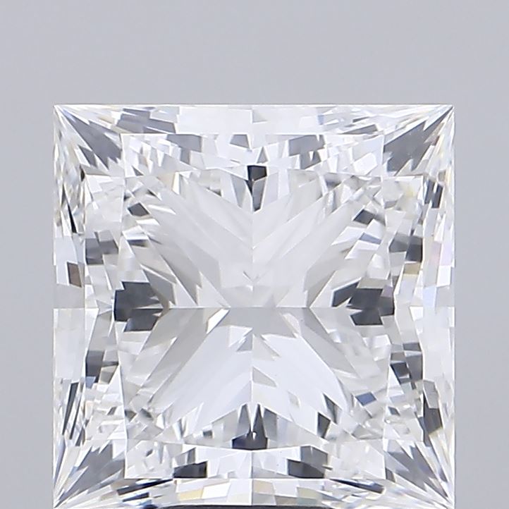 9.25 Carat Princess Shaped, Ideal Cut, E Color, VVS2 Clarity, IGI Certified Lab Grown Diamond