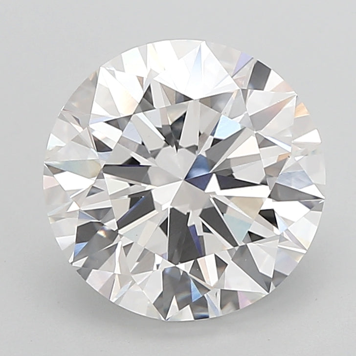 6.01 Carat Round Shaped, Ideal Cut, E Color, VVS2 Clarity, IGI Certified Lab Grown Diamond