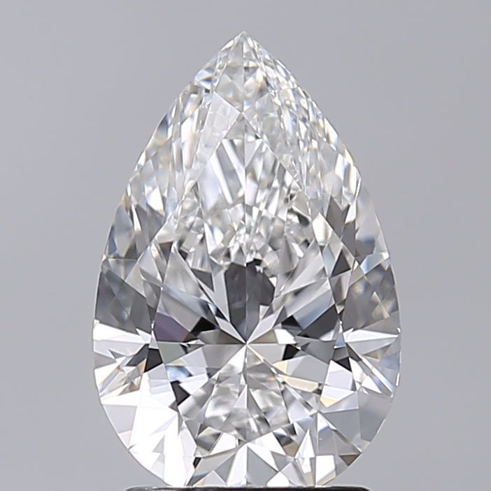 2.02 Carat Pear Shaped, Excellent Cut, E Color, VVS1 Clarity, IGI Certified Lab Grown Diamond