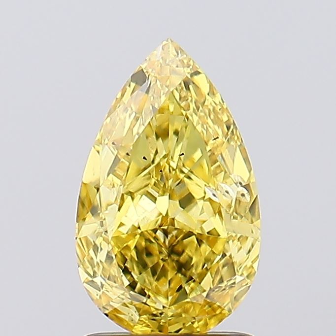 1.66 Carat Pear Shaped, Ideal Cut, SI2 Clarity, IGI Certified Lab Grown Diamond