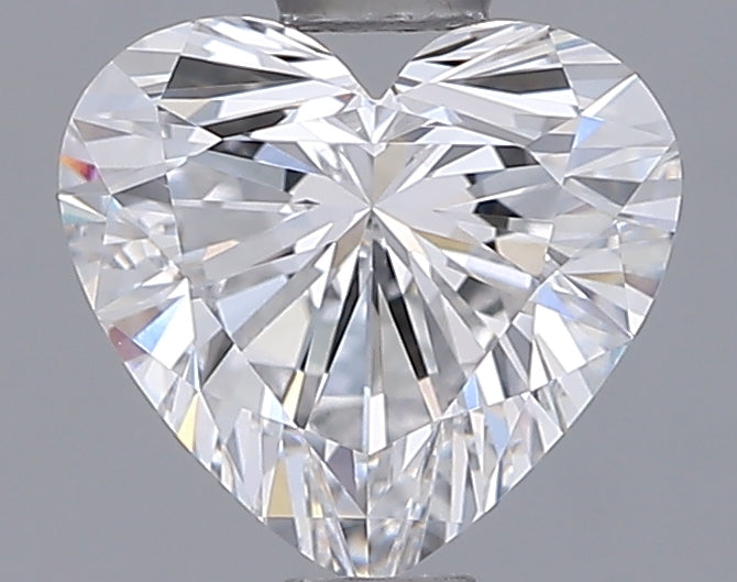 1.06 Carat Heart Shaped, Ideal Cut, D Color, VVS1 Clarity, IGI Certified Lab Grown Diamond