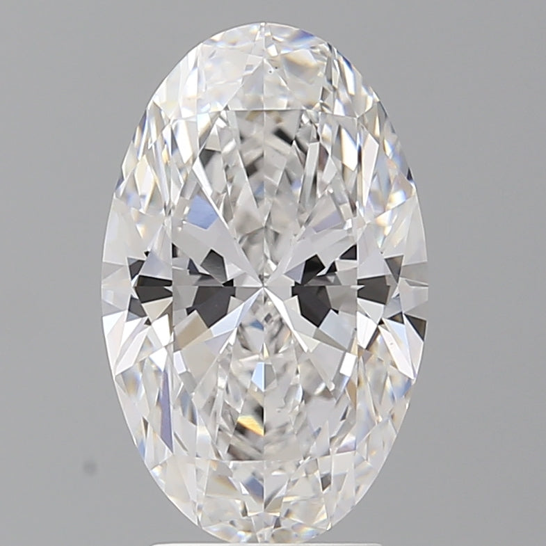 3.57 Carat Oval Shaped, Ideal Cut, E Color, VS1 Clarity, IGI Certified Lab Grown Diamond