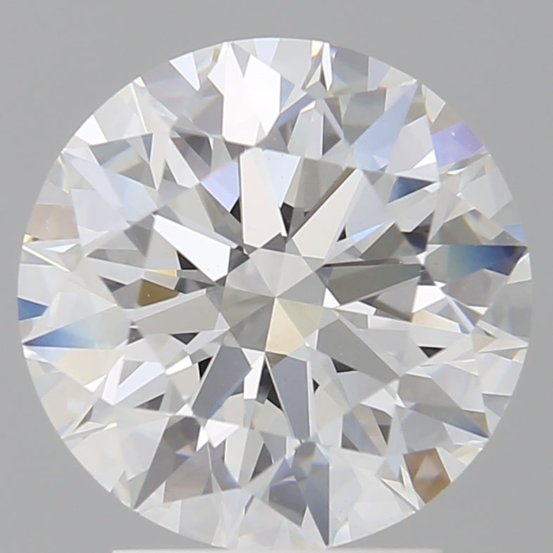 3.10 Carat Round Shaped, Ideal Cut, F Color, VVS2 Clarity, IGI Certified Lab Grown Diamond