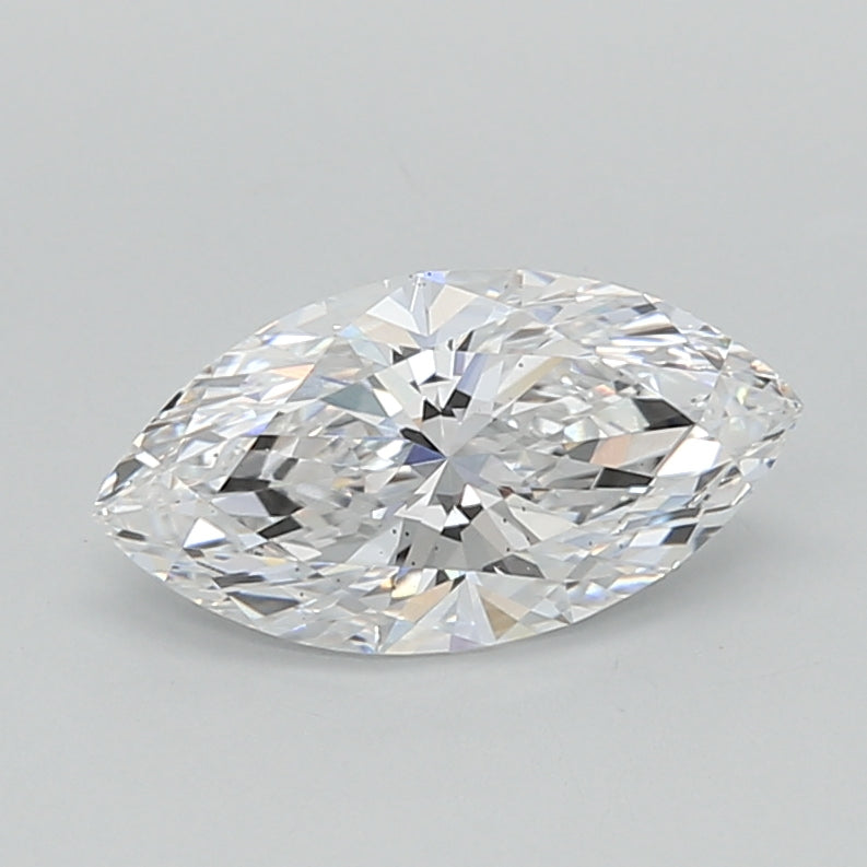 1.06 Carat Marquise Shaped, Ideal Cut, D Color, VS2 Clarity, IGI Certified Lab Grown Diamond