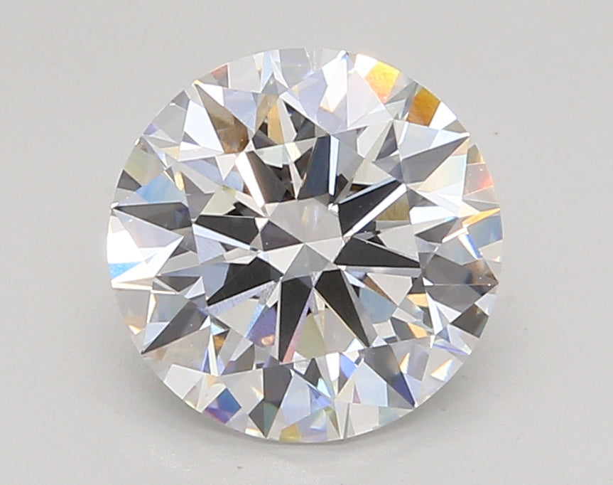 3.02 Carat Round Shaped, Ideal Cut, D Color, VVS2 Clarity, IGI Certified Lab Grown Diamond