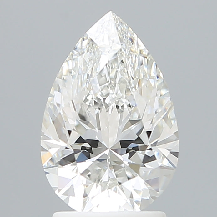 2.19 Carat Pear Shaped, Excellent Cut, E Color, VVS2 Clarity, IGI Certified Lab Grown Diamond
