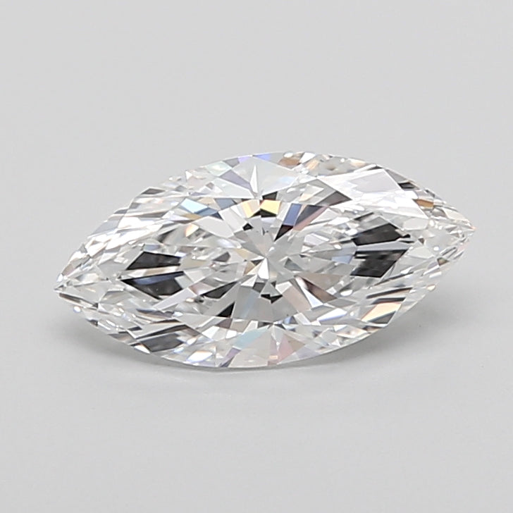 2.03 Carat Marquise Shaped, Ideal Cut, D Color, VVS2 Clarity, IGI Certified Lab Grown Diamond