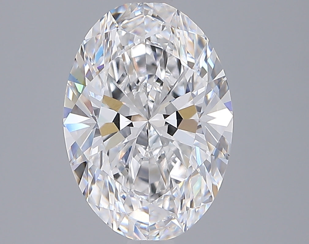 2.86 Carat Oval Shaped, Ideal Cut, D Color, VS1 Clarity, IGI Certified Lab Grown Diamond