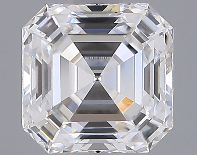 1.50 Carat Asscher Shaped, Ideal Cut, D Color, VVS2 Clarity, IGI Certified Lab Grown Diamond