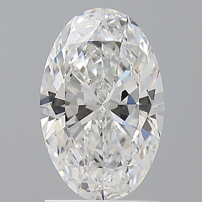 1.60 Carat Oval Shaped, Ideal Cut, D Color, VS1 Clarity, IGI Certified Lab Grown Diamond