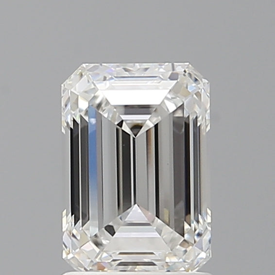 1.55 Carat Emerald Shaped, Ideal Cut, E Color, VVS2 Clarity, IGI Certified Lab Grown Diamond