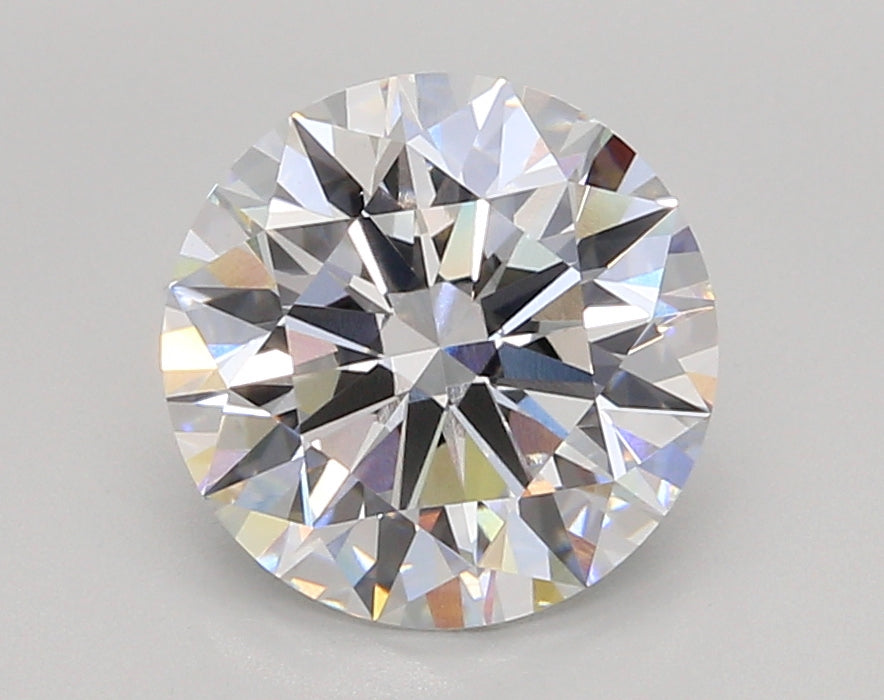 3.05 Carat Round Shaped, Ideal Cut, D Color, VVS2 Clarity, IGI Certified Lab Grown Diamond