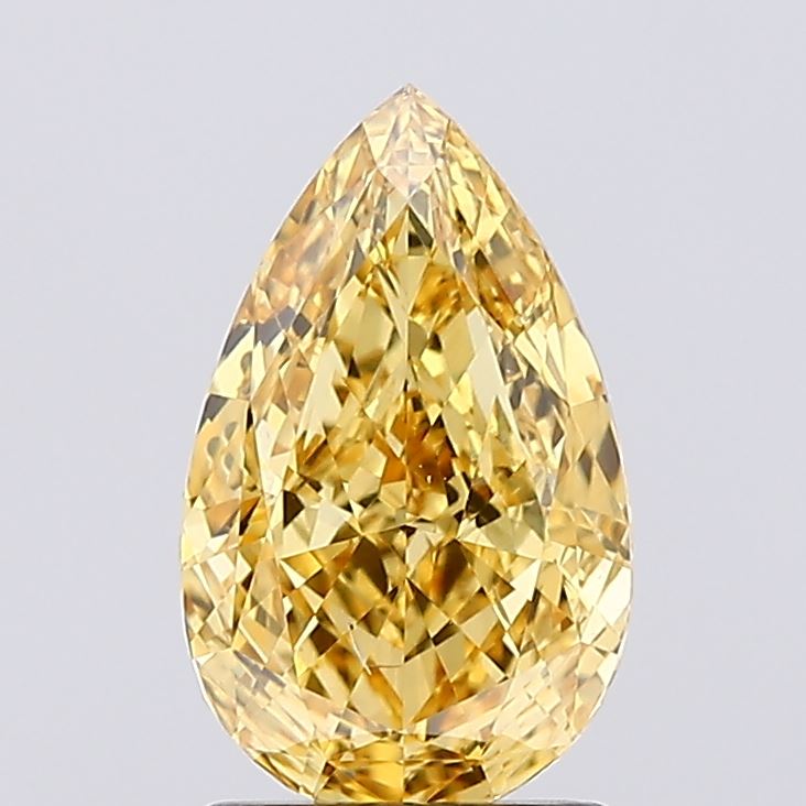 1.50 Carat Pear Shaped, Excellent Cut, SI1 Clarity, IGI Certified Lab Grown Diamond