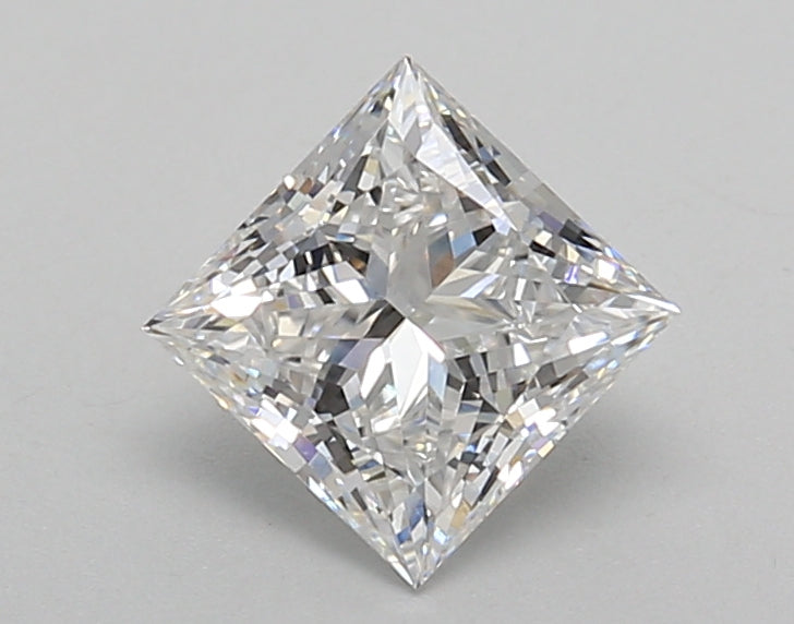 1.02 Carat Princess Shaped, Very Good Cut, E Color, VVS2 Clarity, IGI Certified Lab Grown Diamond