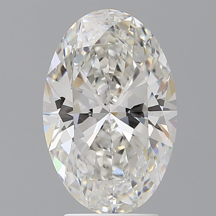 3.59 Carat Oval Shaped, Ideal Cut, F Color, VVS2 Clarity, IGI Certified Lab Grown Diamond