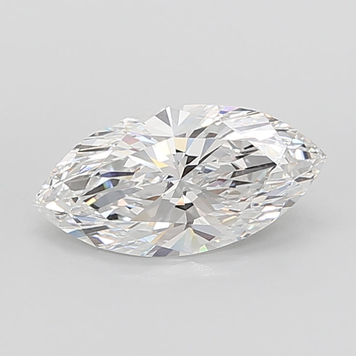 5.06 Carat Marquise Shaped, Ideal Cut, E Color, VVS1 Clarity, IGI Certified Lab Grown Diamond