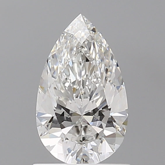 1.08 Carat Pear Shaped, Excellent Cut, E Color, VVS2 Clarity, IGI Certified Lab Grown Diamond