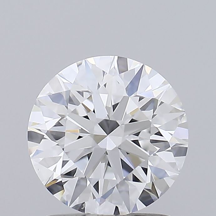 1.54 Carat Round Shaped, Ideal Cut, D Color, VVS2 Clarity, IGI Certified Lab Grown Diamond