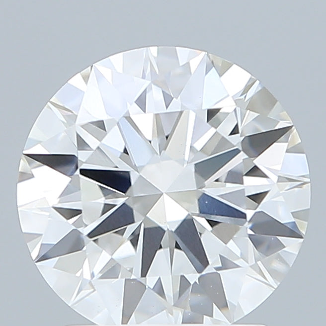 2.10 Carat Round Shaped, Excellent Cut, F Color, VS1 Clarity, IGI Certified Lab Grown Diamond