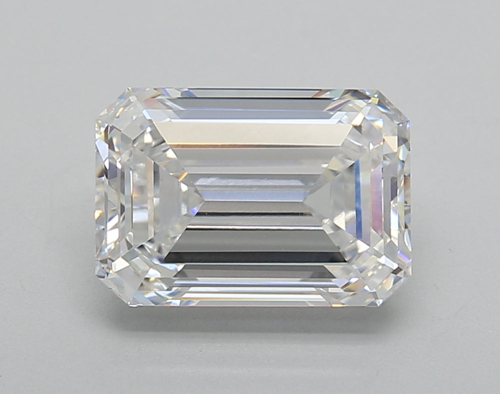 3.01 Carat Emerald Shaped, Excellent Cut, E Color, VVS2 Clarity, IGI Certified Lab Grown Diamond