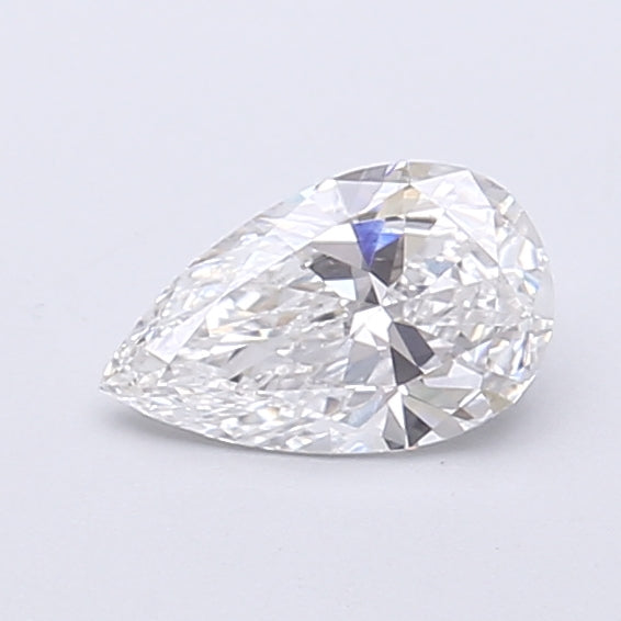 0.53 Carat Pear Shaped, Very Good Cut, E Color, VS1 Clarity, IGI Certified Lab Grown Diamond