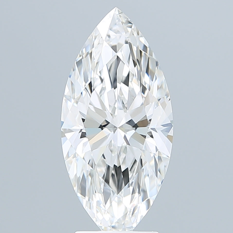 3.55 Carat Marquise Shaped, Ideal Cut, F Color, VVS1 Clarity, IGI Certified Lab Grown Diamond