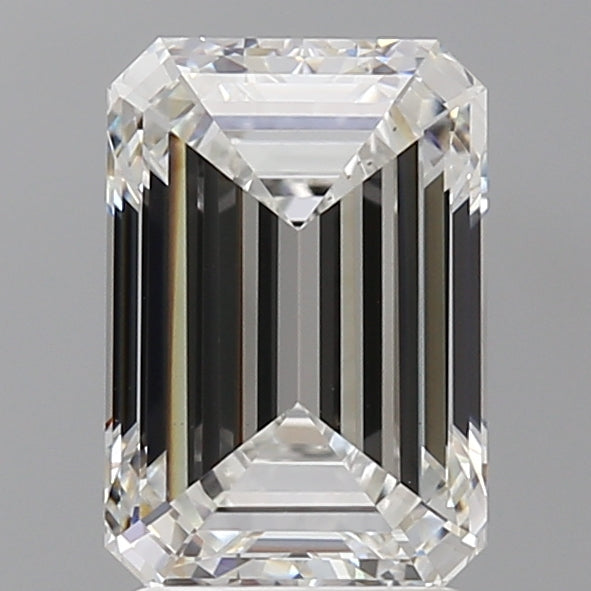 2.96 Carat Emerald Shaped, Ideal Cut, F Color, VS1 Clarity, IGI Certified Lab Grown Diamond
