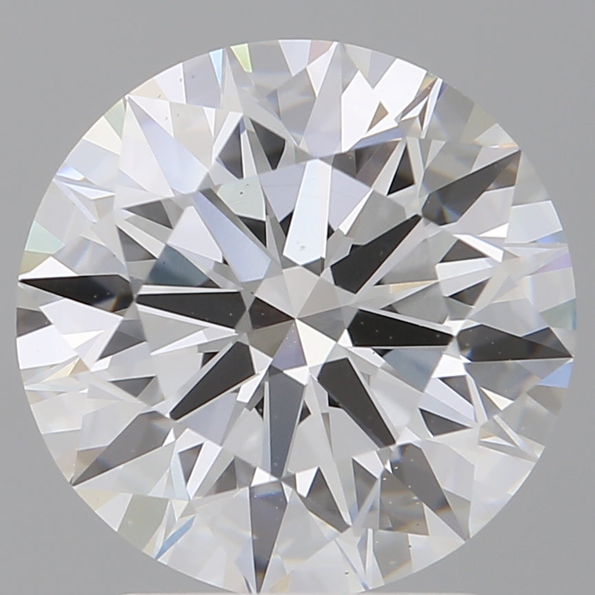 3.10 Carat Round Shaped, Ideal Cut, E Color, VS1 Clarity, IGI Certified Lab Grown Diamond