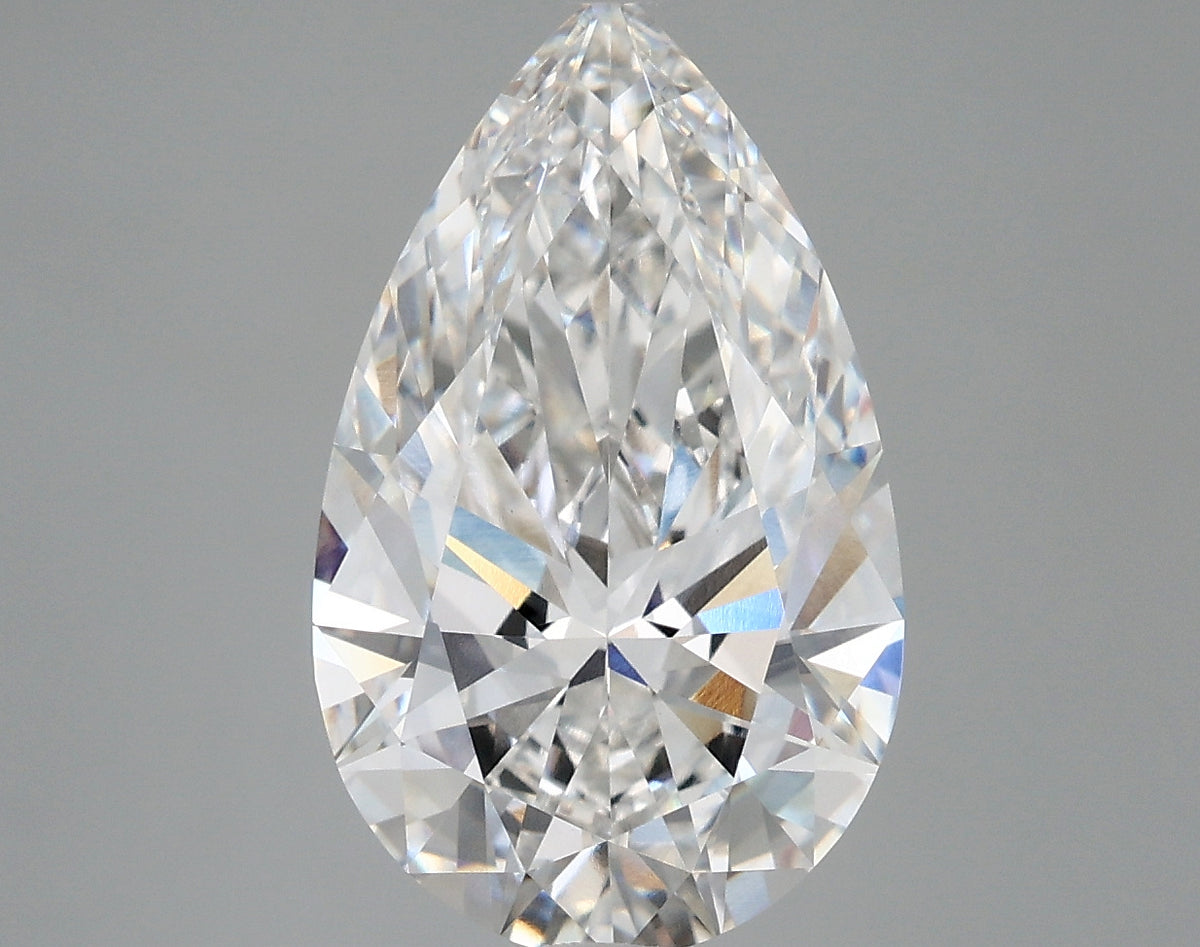 4.32 Carat Pear Shaped, Very Good Cut, E Color, VVS2 Clarity, IGI Certified Lab Grown Diamond