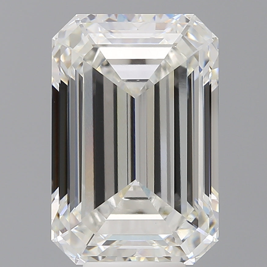 9.05 Carat Emerald Shaped, Ideal Cut, E Color, VS1 Clarity, IGI Certified Lab Grown Diamond
